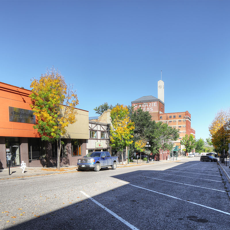 Downtown Brandon along 10th Street looking north